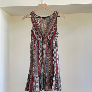 Boho Mini Summer Dress
